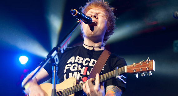 Ed Sheeran at Jingle Jam